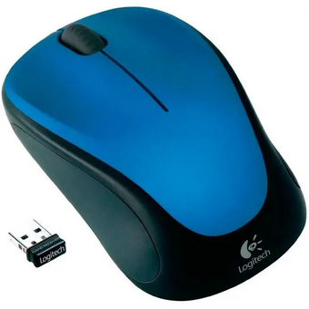  Мышь Logitech M235 синий/черный (910-003392) 