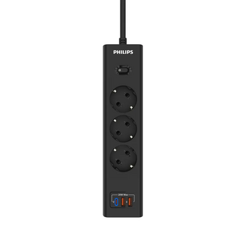  Сетевой фильтр Philips CHP4336BB/51 черный 