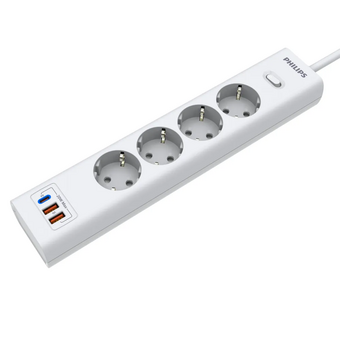  Сетевой фильтр Philips CHP4346WA/51 белый 