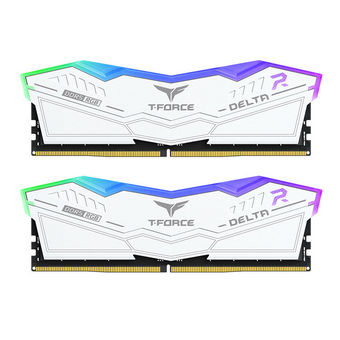  ОЗУ DDR5 TEAMGROUP T-Force Delta RGB (FF4D564G6000HC38GDC01) 64GB (2x32GB) 6000MHz CL38 (38-46-46-76) 1.35V / white 