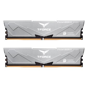  ОЗУ DDR5 TEAMGROUP T-Force Vulcan Eco (FLESD532G6000HC30DC01) 32GB (2x16GB) 6000MHz CL30 (30-36-36-76) 1.35V / Silver 