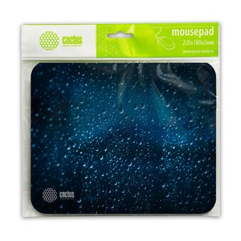  Коврик для мыши Cactus CS-MPС-P05XS Water Drops 220x180x2мм 