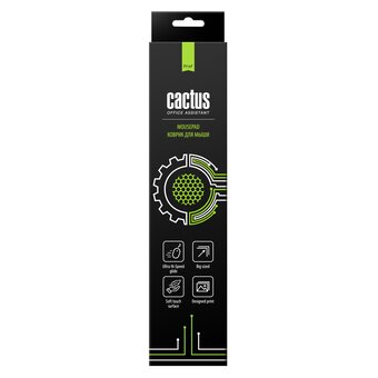  Коврик для мыши Cactus CS-MPС-PRO02ХXL Black 900x400x2мм 