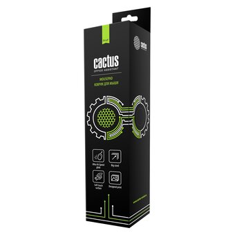  Коврик для мыши Cactus CS-MPС-PRO02ХXL Black 900x400x2мм 