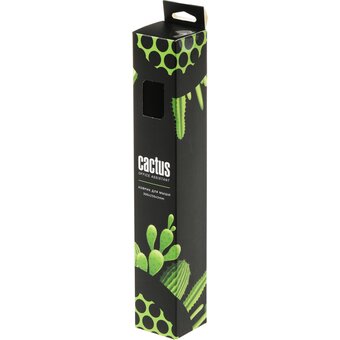  Коврик для мыши Cactus CS-MPС-D01M Black 300x250x3мм 