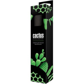  Коврик для мыши Cactus CS-MPС-D02M Black Mesh 300x250x3мм 
