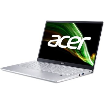  Ноутбук ACER Swift 3 SF314-43 (NX.AB1ER.011) 14" IPS FHD/Ryzen 7 5700U/16Gb/512Gb SSD/VGA int/noOS/silver 