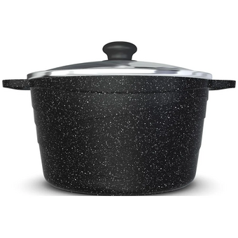  Кастрюля Нева Металл Посуда NG6640 Neva Granite со стекл. крышкой 4л 