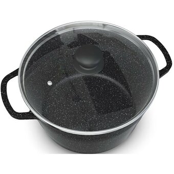  Кастрюля Нева Металл Посуда NG6630 Neva Granite со стекл. крышкой 3л 