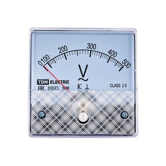 Вольтметр TDM В80П 500В-2,5 (SQ1102-0251) поверенный 