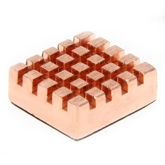 Радиатор ACD RA026 медный Fine Copper Heat Sink (14*12*5.5mm) for Raspberry Pi3 B, Pi3 B+, Pi4 
