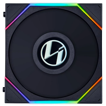  Вентилятор Lian-Li Uni Fan TL 120 LCD Reverse ARGB (G99.12RTLLCD1B.00) 120х120x28 черный Ret 