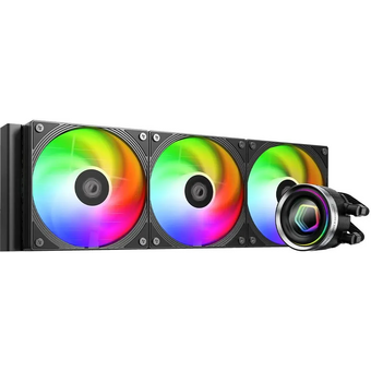  СВО ID-Cooling FX360 Inf, ARGB Soc-AM5/AM4/1151/1200/2066/1700 черный 4-pin 27.2dB Al+Cu 350W Ret 