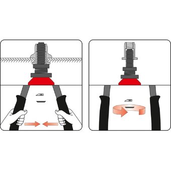  Заклепочник YATO YT-36119 для резьбовых заклепок М5-М12 