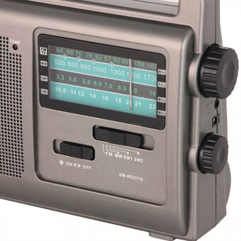  Радиоприемник SOUNDMAX SM-RD2110(темно-серый) 