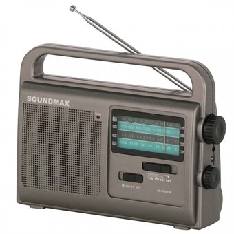  Радиоприемник SOUNDMAX SM-RD2110(темно-серый) 