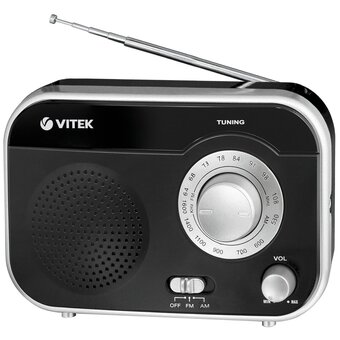  Радиоприемник Vitek VT-3593 черный 
