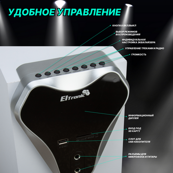  Портативная акустика ELTRONIC 20-80 Home Sound белый 