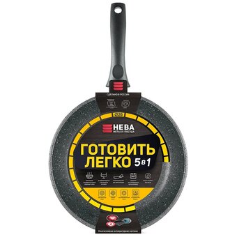  Сковорода Нева Металл Посуда GL4126 26 Готовить легко Stone Gray н/р 