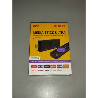  УЦ Медиаплеер HIPER Media Stick Ultra (плохая упаковка, возвраты с МП) 