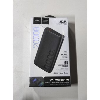  УЦ Аккумулятор внешний резервный HOCO J122A Respect 22.5W+PD20W 20000mAh (чёрный) (плохая упаковка) 