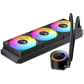  СВО JONSBO TG-360 ARGB Black LGA 2011/1700/1200/115X/AM5/AM4 (TDP 300W, ARGB Fan and Pump, PWM, Triple Fan 120mm) RE 
