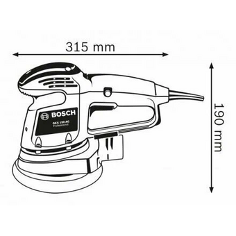  ЭШМ Bosch GEX AC 34-150 (0601372800) 