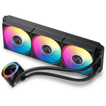 СВО JONSBO TG-360 ARGB Black LGA 2011/1700/1200/115X/AM5/AM4 (TDP 300W, ARGB Fan and Pump, PWM, Triple Fan 120mm) RE 