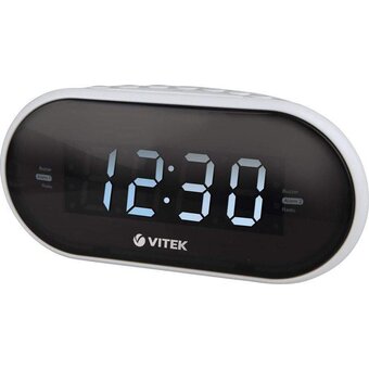  Радиобудильник Vitek VT-6602 белый 