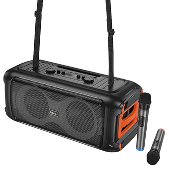  Портативная колонка HOCO HA9 Kayman dual-mic outdoor BT speaker черный 