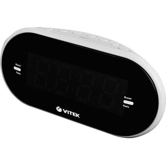  Радиобудильник Vitek VT-6602 белый 