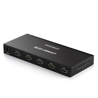  Сплиттер UGREEN 40202EU HDMI Splitter 1 In 4 Out EU Black 