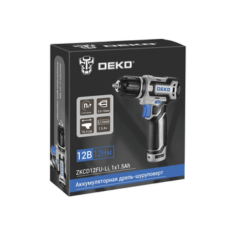  Дрель-шуруповёрт DEKO ZKCD12FU-Li 063-4141 