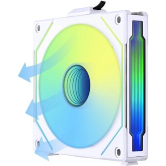  Вентилятор Lian-Li Uni Fan SL-INF 140 Reverse ARGB (G99.14RSLIN1W.00) 140х140x28 белый 4-pin 28.6дБ Ret 