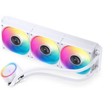  СВО JONSBO TG-360 ARGB White LGA 2011/1700/1200/115X/AM5/AM4 (TDP 300W, ARGB Fan and Pump, PWM, Triple Fan 120mm) 