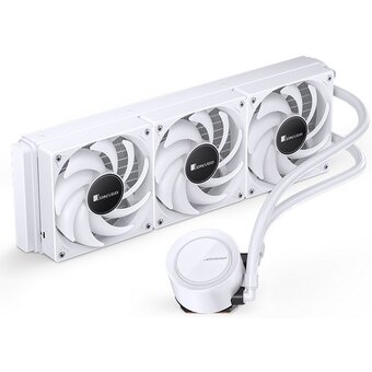  СВО JONSBO TG-360 ARGB White LGA 2011/1700/1200/115X/AM5/AM4 (TDP 300W, ARGB Fan and Pump, PWM, Triple Fan 120mm) 