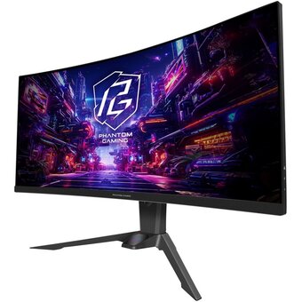  Монитор ASRock Phantom Gaming PG34QRT2B Black 