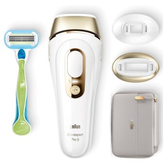  Фотоэпилятор Braun PL5154 Silk-expert IPL Pro 5 белый/золотистый 