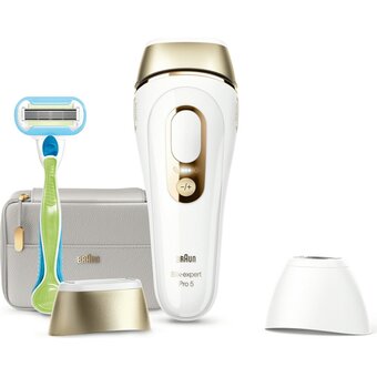  Фотоэпилятор Braun PL5154 Silk-expert IPL Pro 5 белый/золотистый 