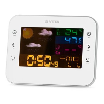  Погодная станция Vitek VT-6412 черный 