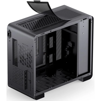  Корпус Jonsbo U4 Mini Black без БП, боковая панель из закаленного стекла, mini-ITX, micro-ATX, черный 