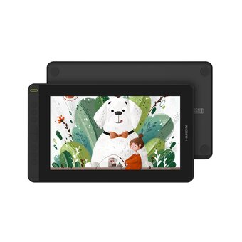  Графический планшет-монитор HUION Kamvas 12 А5 черный 