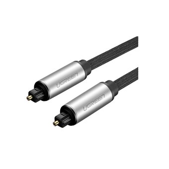  Кабель UGREEN AV108 10541 Toslink Optical Male To Male Audio Cable 3m Black/Silver 