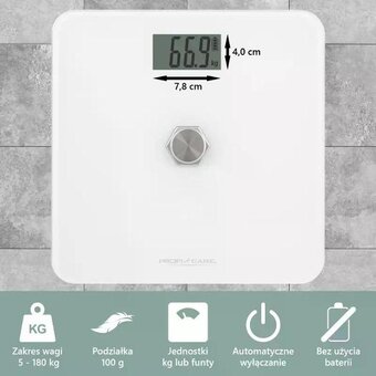  Напольные весы ProfiCare PC-PW 3112 weiss 
