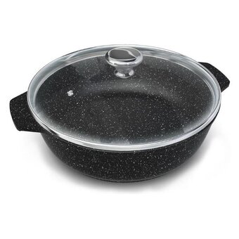  Жаровня Нева Металл Посуда NG6530 Neva Granite со стекл. крышкой 3л 