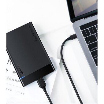  Кабель UGREEN US312 20103 USB-C to Micro B Cable M/M 1m Black 