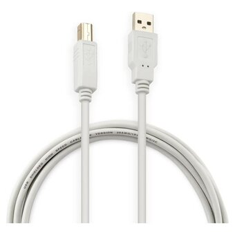  Кабель Buro (USB2.0-AM/BM-5M-MG) USB2.0 USB A (m)/USB B (m) 5м феррит.кольца 