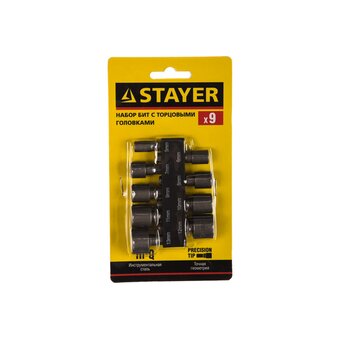  Набор бит Stayer 26089-H9 9шт 