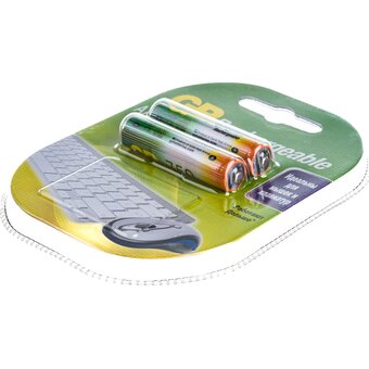  Аккумулятор GP Rechargeable 75AAAHC-2DECRC2 AAA, 1.2V 750 мА·ч, 2 шт. 