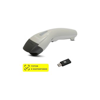 Сканер штрих-кода Mertech CL-610 P2D (4834) 1D/2D белый 